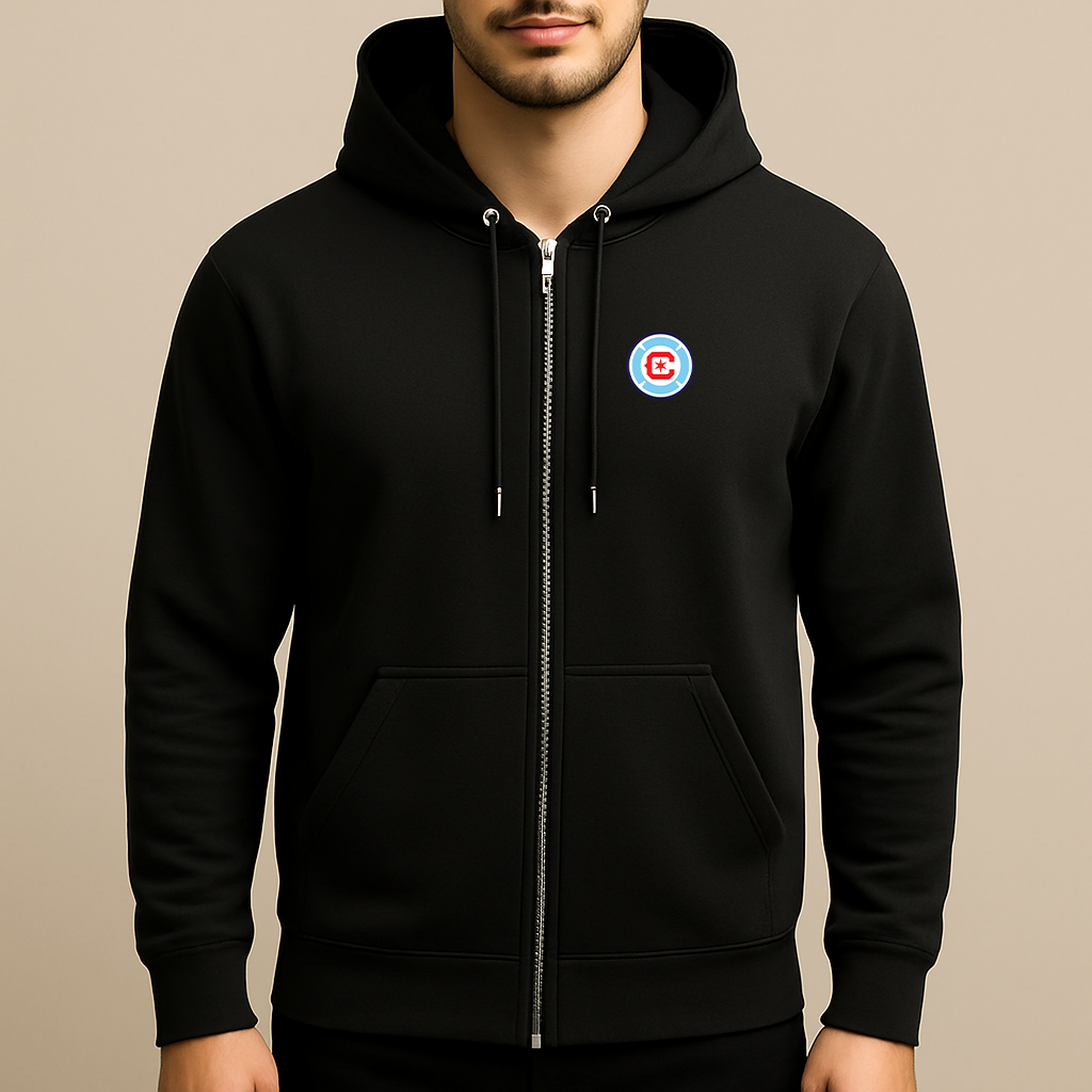Men's Chicago Fire Soccer Zipper Hoodie