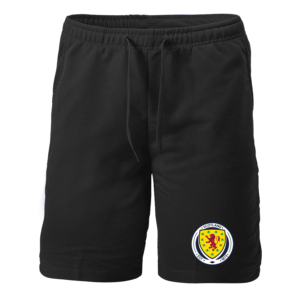 Men's Scotland National Soccer Team Athletic Fleece Shorts