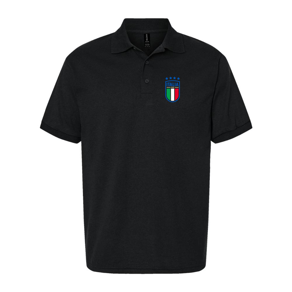 Men's Italy National Soccer Dry Blend Polo