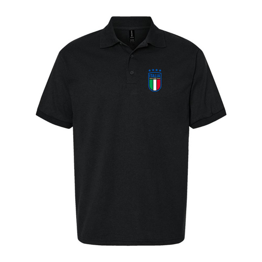 Men's Italy National Soccer Dry Blend Polo