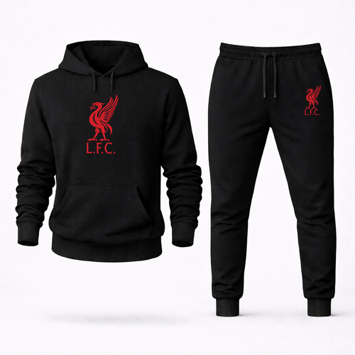 Men's Liverpool L.F.C. Soccer Logo Hoodie Joggers Set
