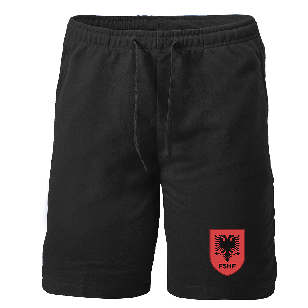 Men's Albania National Soccer Team Athletic Fleece Shorts