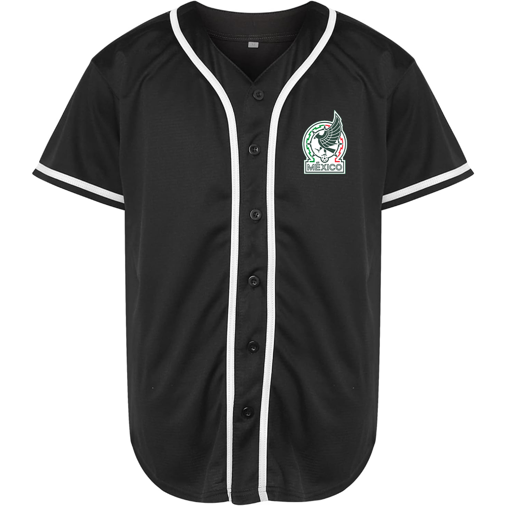 Men’s Mexico Soccer Baseball Jersey