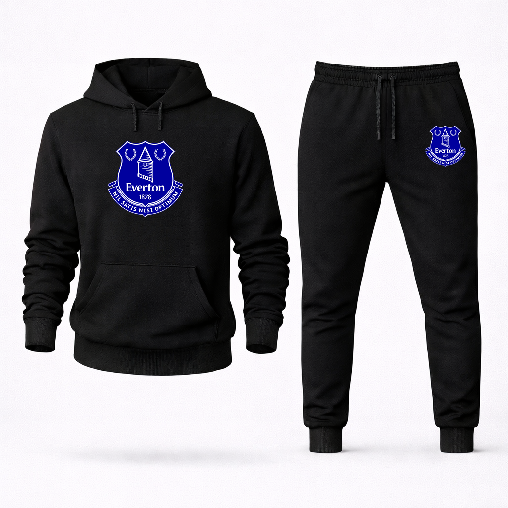 Men's Everton FC Logo Hoodie Joggers Set