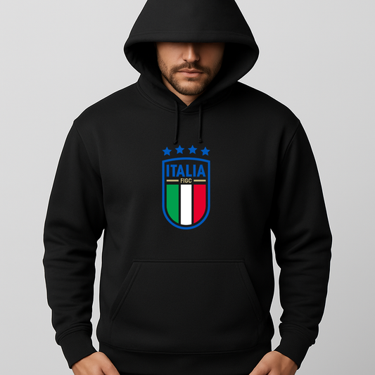 Men's Italy National Soccer Team Pullover Hoodie