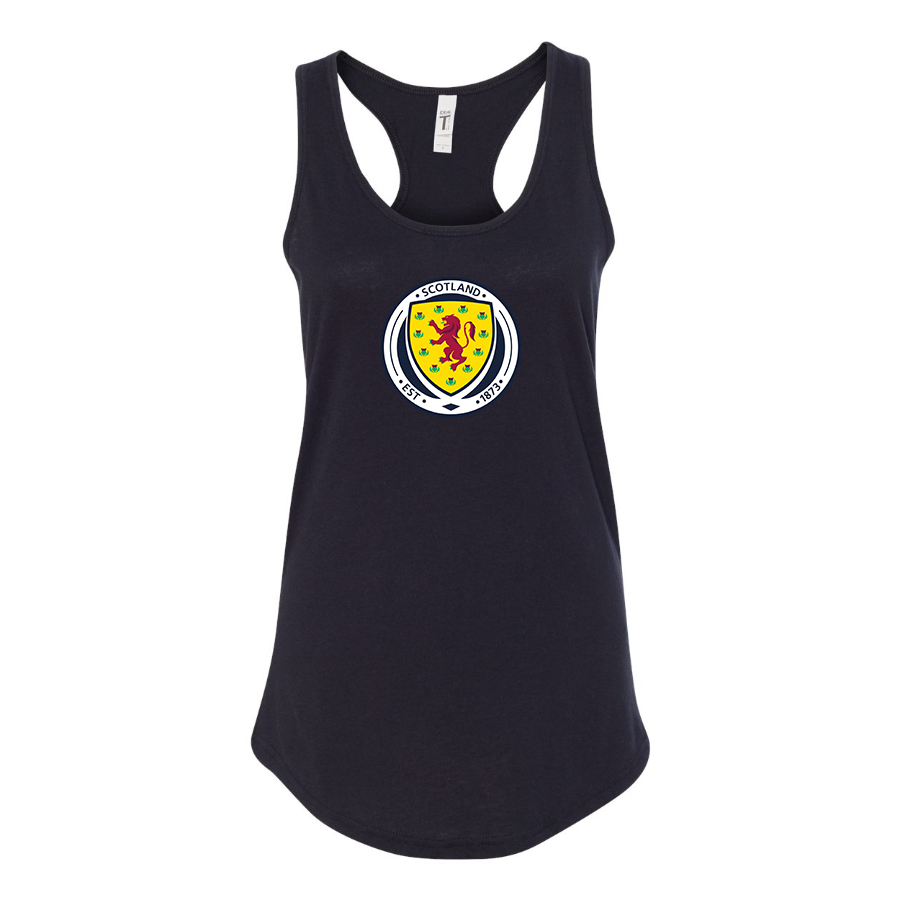 Women's Scotland National Soccer Team Racerback Tank Top