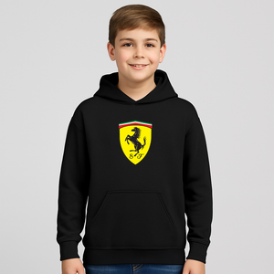 Youth Kids Ferrari Motorsport Car Pullover Hoodie
