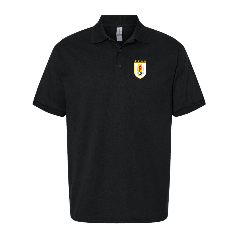 Men's Uruguay National Soccer Team Dry Blend Polo