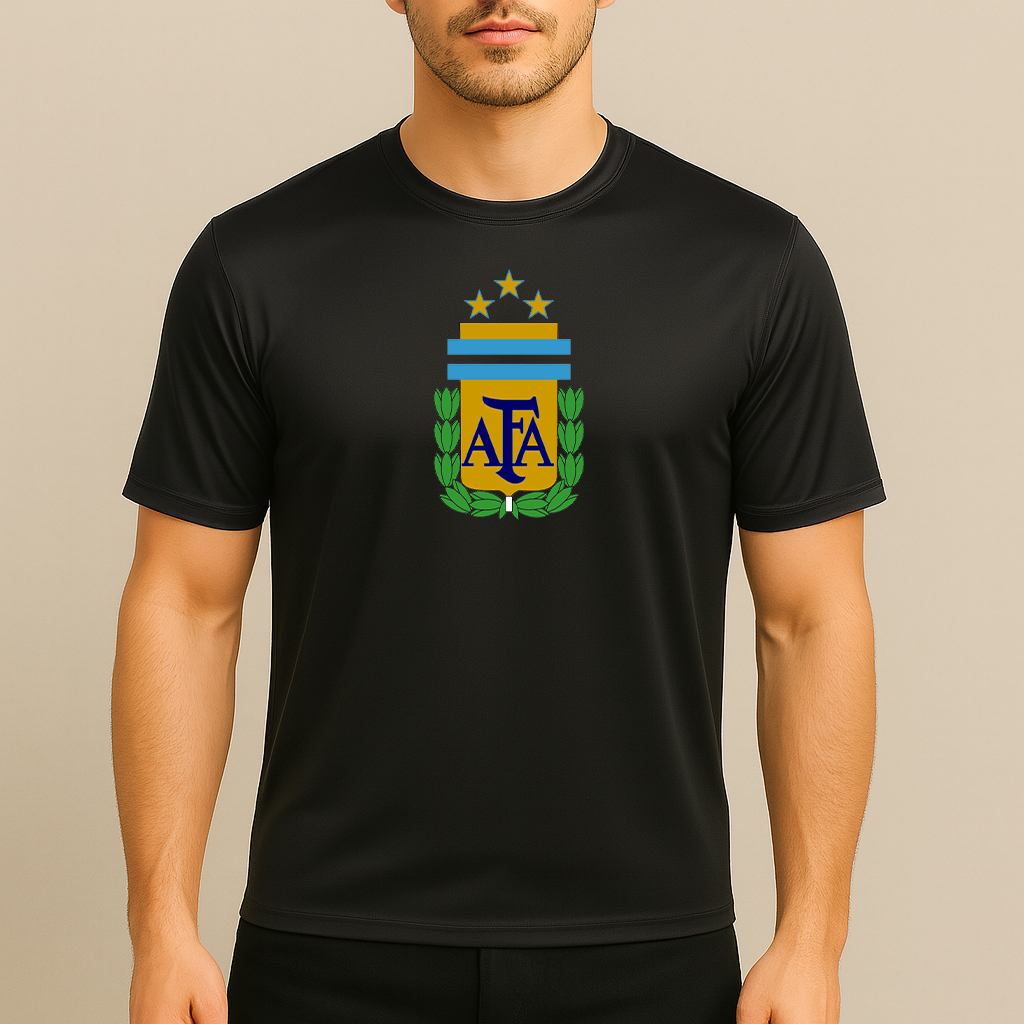 Men's Argentina National Soccer Team Polyester T-Shirt