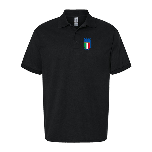 Men's Italy National Soccer Dry Blend Polo