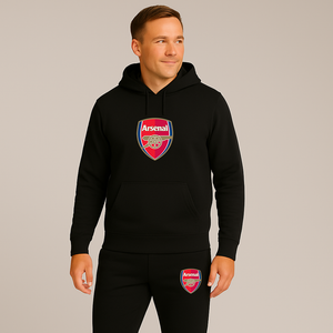Men's Arsenal Soccer Logo Hoodie Joggers Set