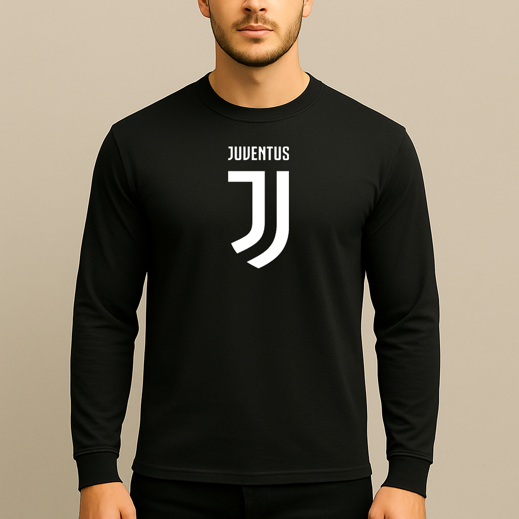 Men's Juventus Soccer Long Sleeve T-Shirt