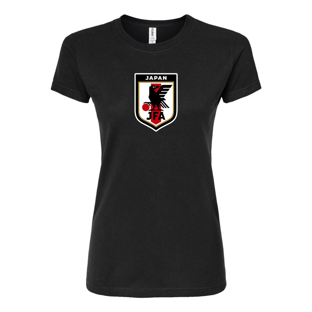 Women's Japan National Soccer Team Round Neck T-Shirt