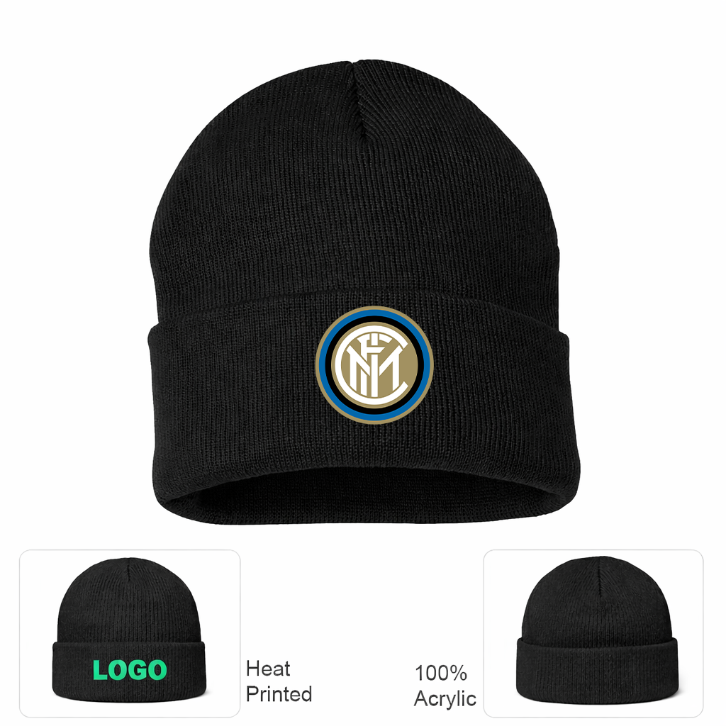Inter Milan Soccer Beanie Hat