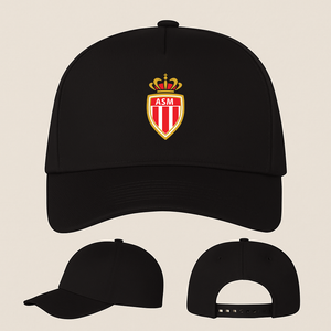 AS Monaco FC Five Panel Twill Snapback Cap