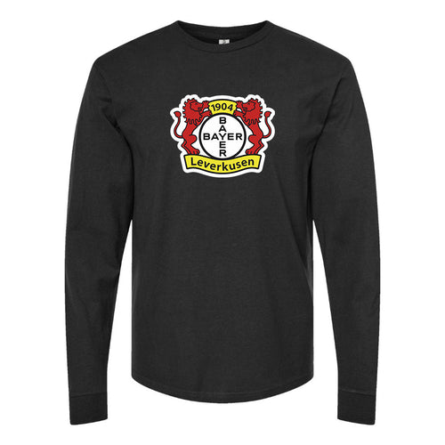 Men's Bayer Leverkusen FC Cotton Long Sleeve T-Shirt