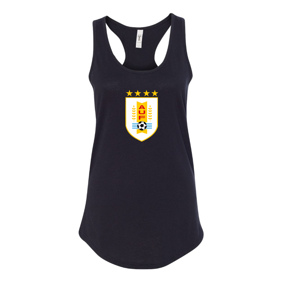 Women's Uruguay National Soccer Team Racerback Tank Top