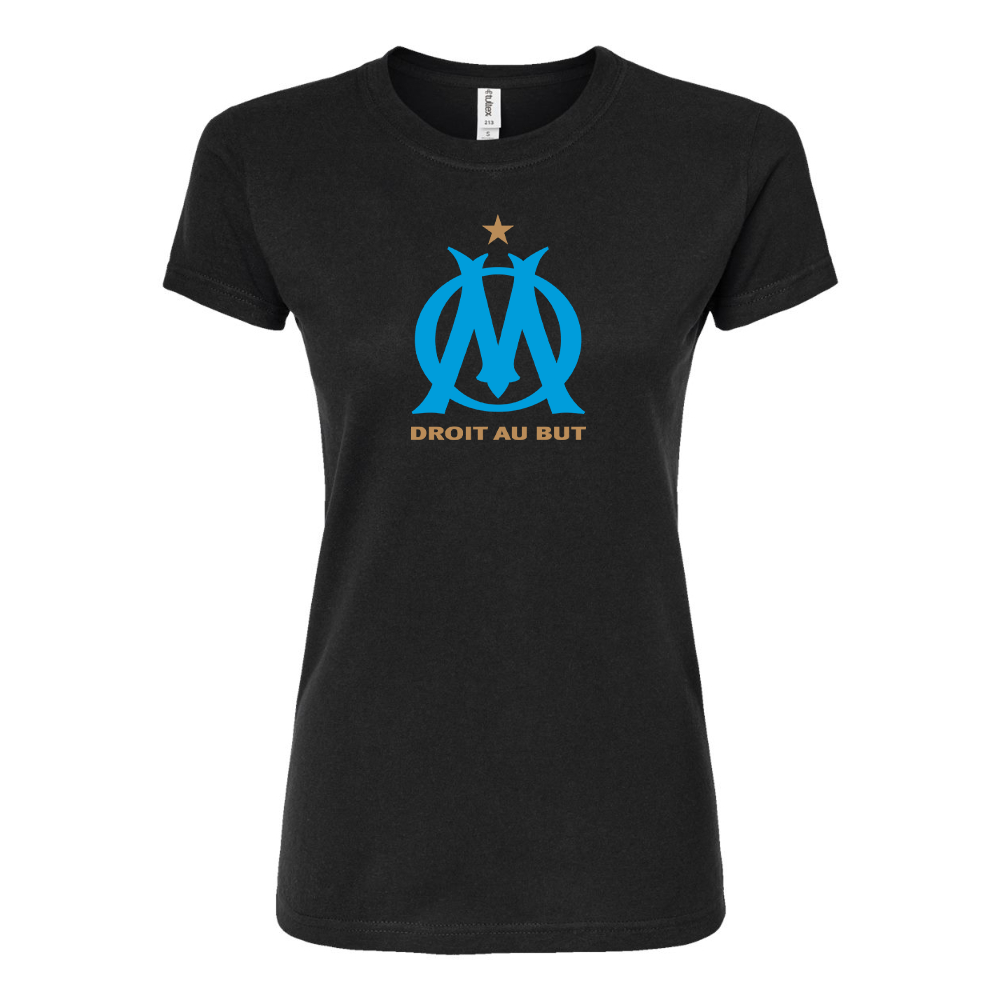 Women's Olympique de Marseille FC Round Neck T-Shirt