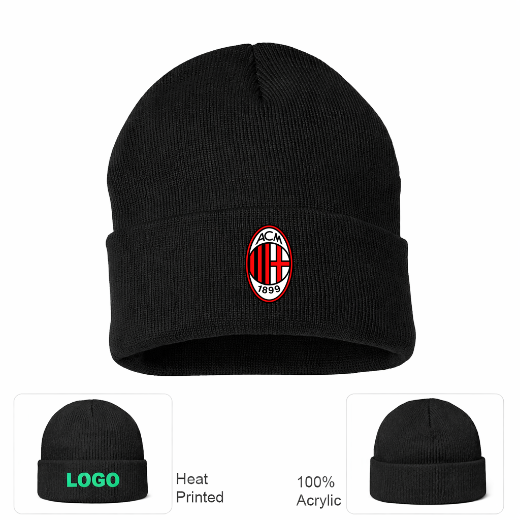 AC Milan Soccer Beanie Hat