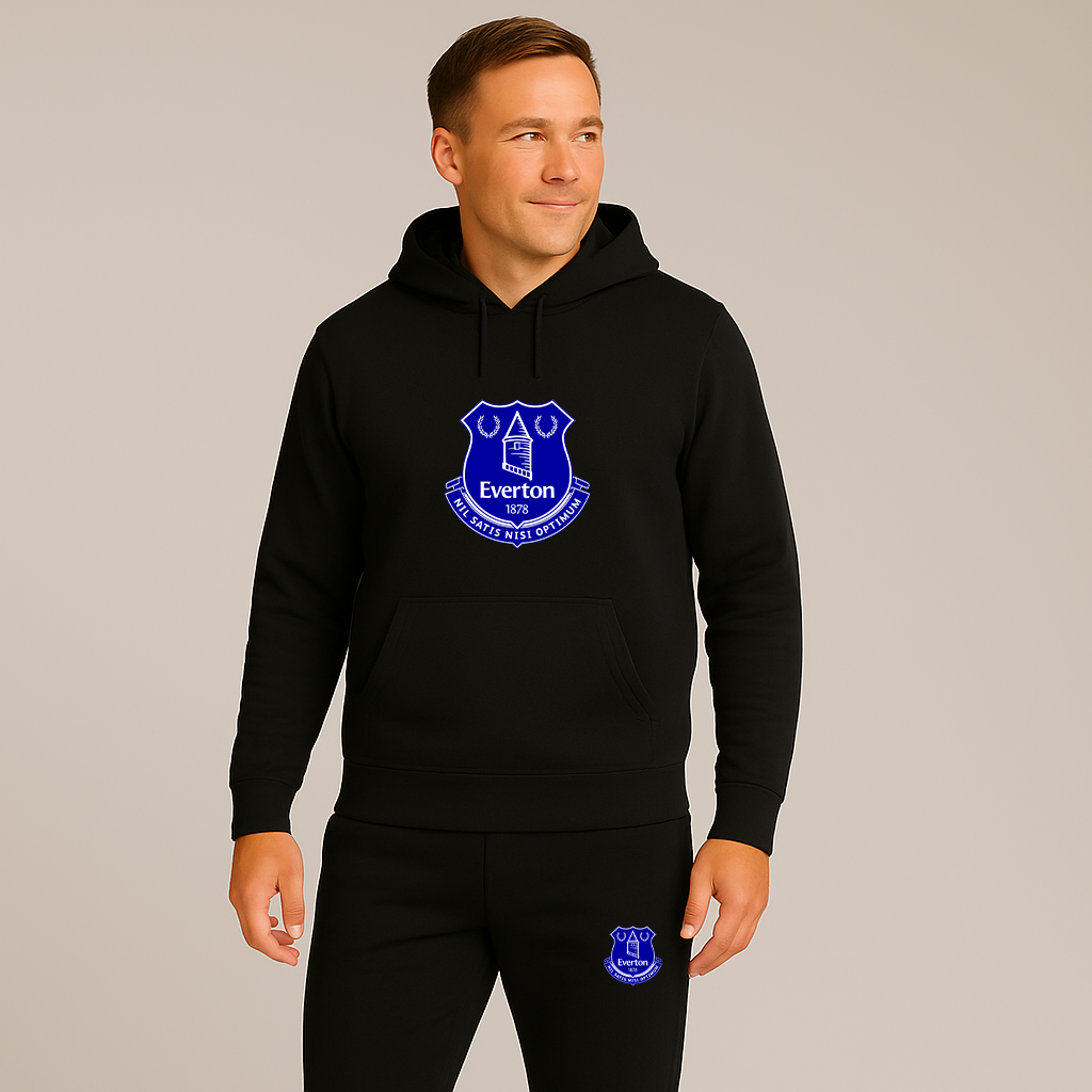 Men's Everton FC Logo Hoodie Joggers Set