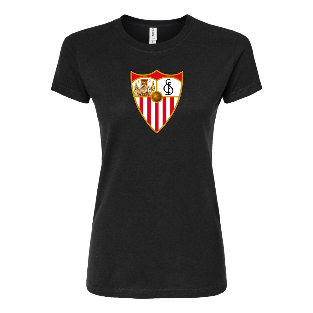 Women's Sevilla FC Round Neck T-Shirt