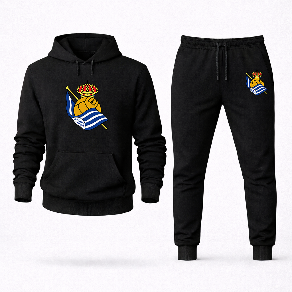 Men's Real Sociedad FC Hoodie Joggers Set