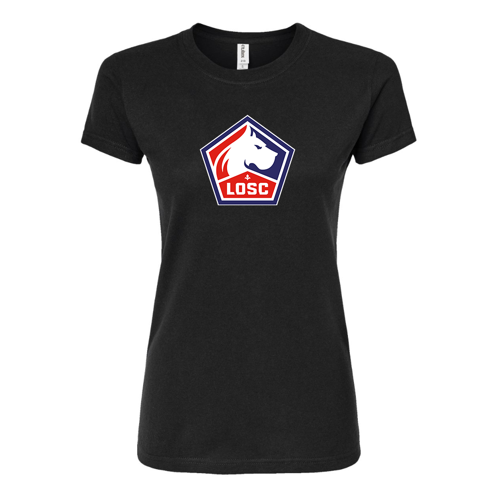 Women's Lille Olympique FC Round Neck T-Shirt