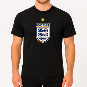 Men's England National Soccer Team Cotton T-Shirt