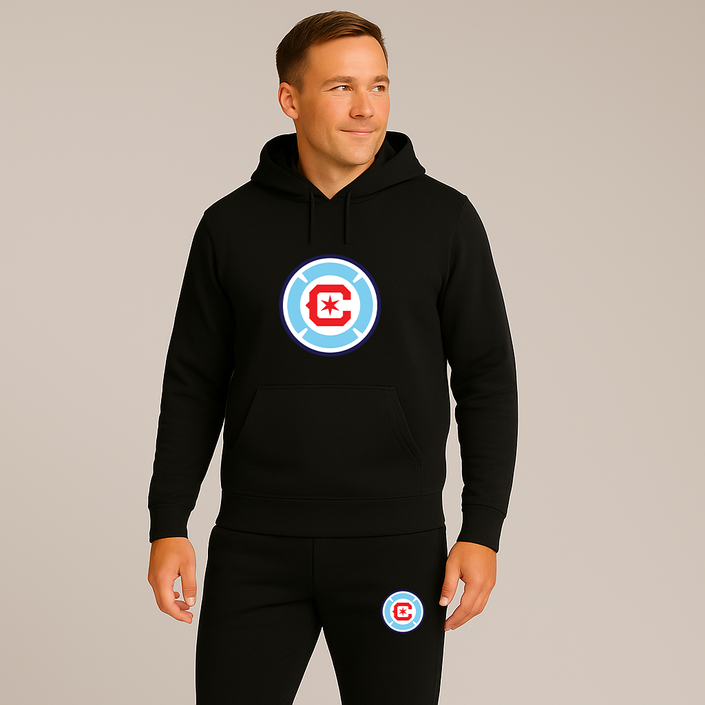 Men's Chicago Fire Soccer Hoodie Joggers Set