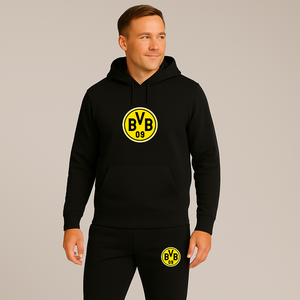 Men's Borussia Dortmund BVB FC Hoodie Joggers Set