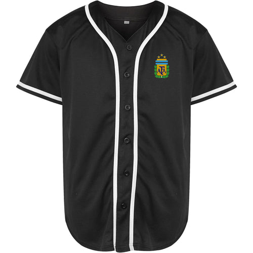 Men's Argentina National Soccer Team  Baseball Jersey