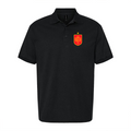Men's Spain Red Logo National Soccer Team Dry Blend Polo
