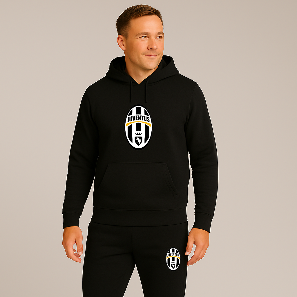 Men's Juventus Football Club Classic Hoodie Joggers Set