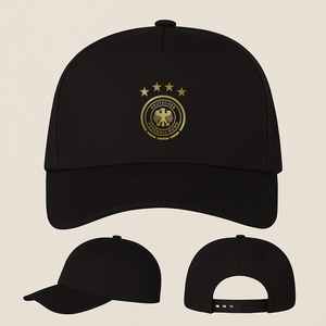 Germany Soccer Five Panel Twill Snapback Cap