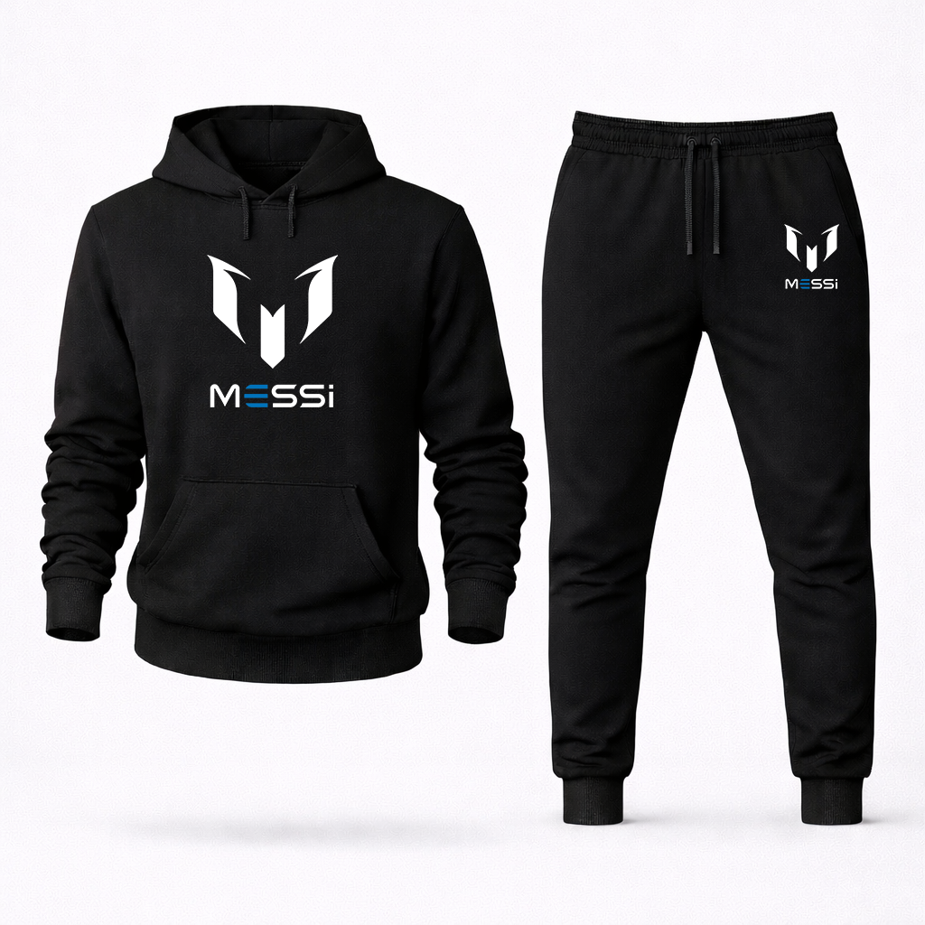 Men's Lionel Messi Air Messi Soccer Logo Hoodie Joggers Set