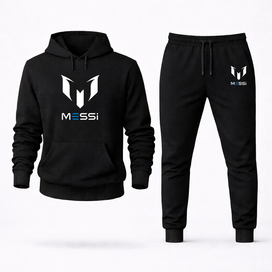 Men's Lionel Messi Air Messi Soccer Logo Hoodie Joggers Set