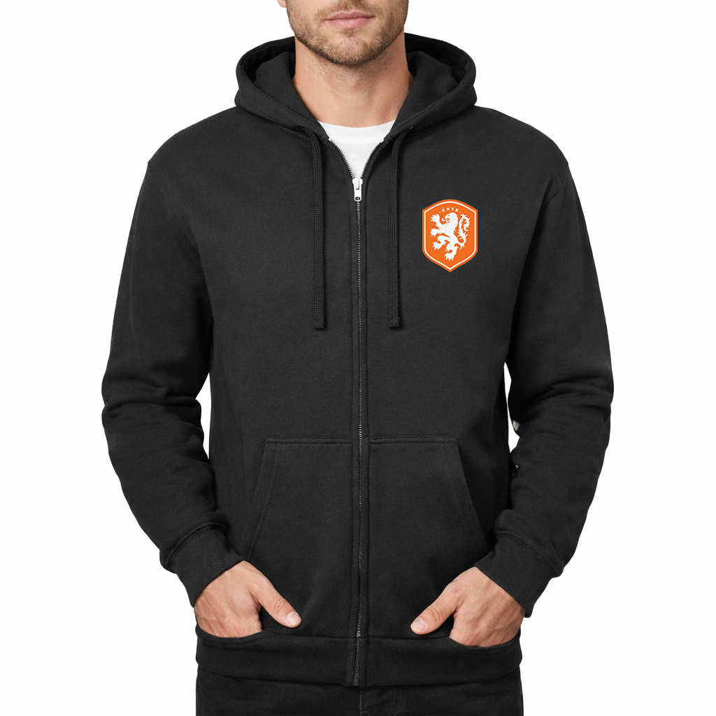 Men's Netherlands National Soccer Team Zipper Hoodie