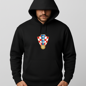 Men's Croatia National Soccer Team Pullover Hoodie