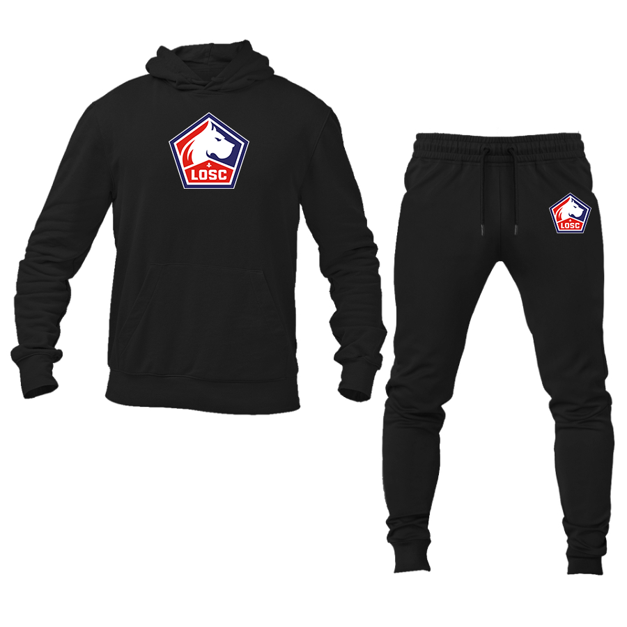 Men's Lille Olympique FC Hoodie Joggers Set