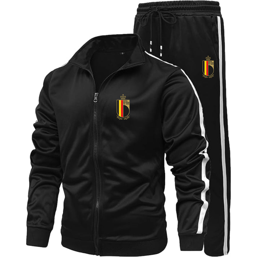 Men's Belgium National Soccer Team Logo Dri-Fit TrackSuit