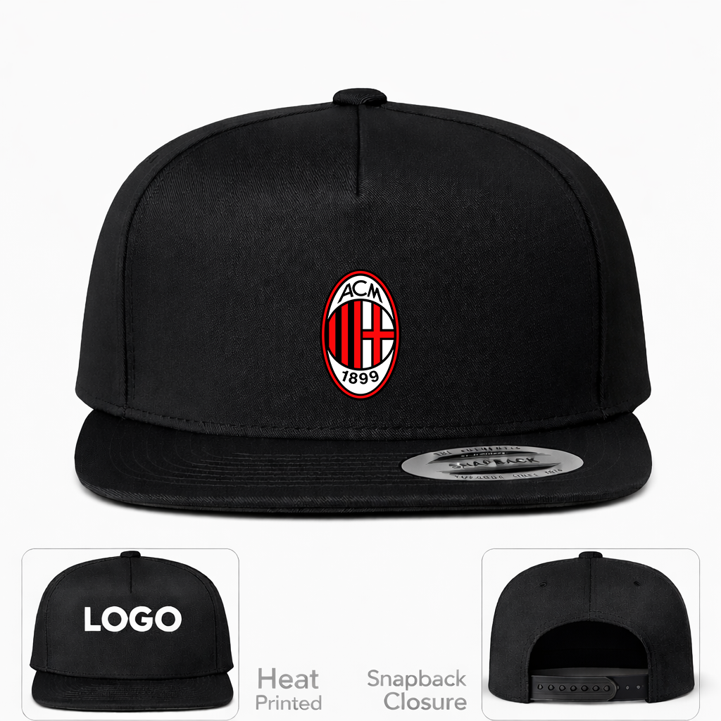 AC Milan Soccer Snapback Hat