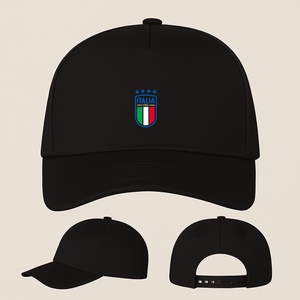 Italy National Soccer Team Five Panel Twill Snapback Cap