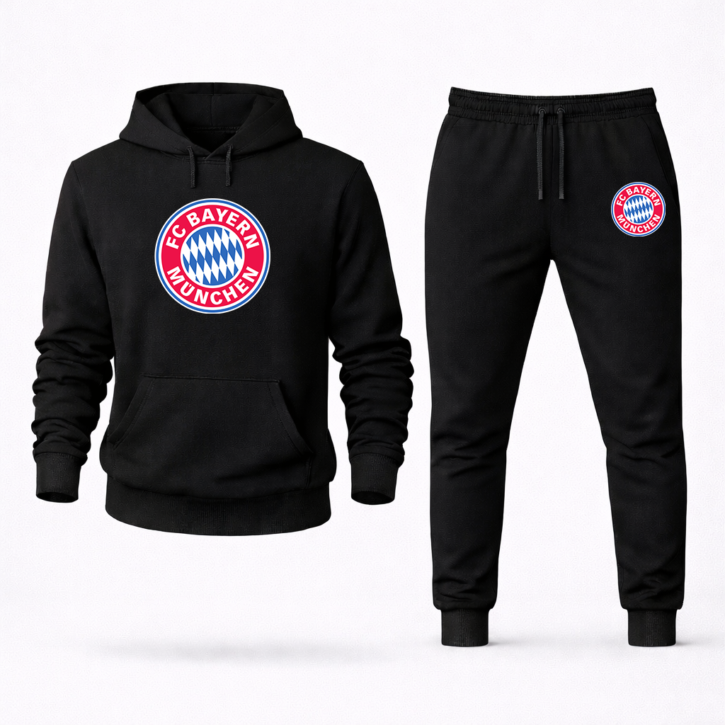 Men's F.C. Bayern Munchen Soccer Logo Hoodie Joggers Set