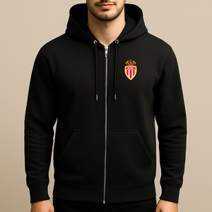 Men's AS Monaco FC Zipper Hoodie