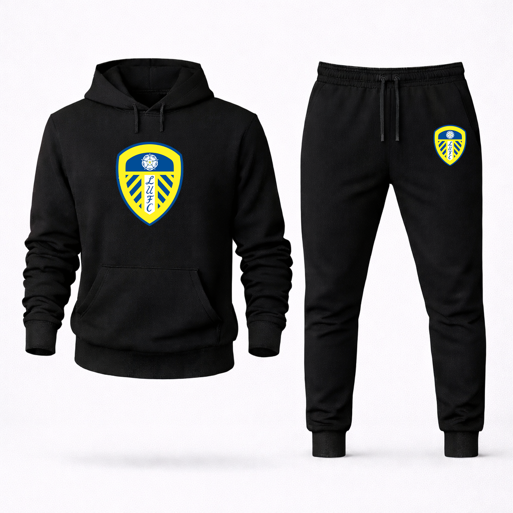 Men's Leeds United Football Club Hoodie Joggers Set