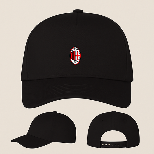 AC Milan Soccer Five Panel Twill Snapback Cap
