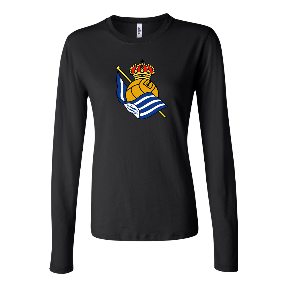 Women's Real Sociedad FC Long Sleeve T-Shirt