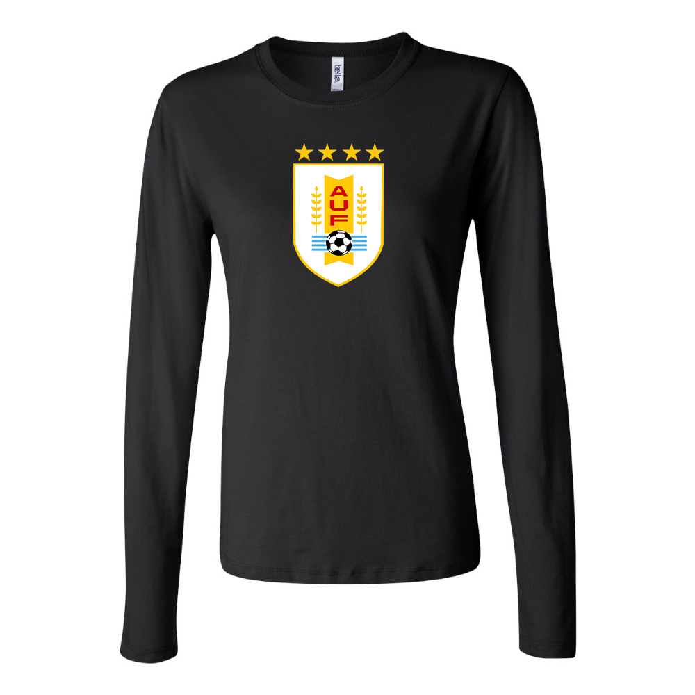 Women's Uruguay National Soccer Team Long Sleeve T-Shirt