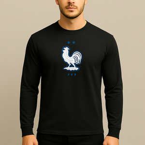 Men's France National Soccer Team  Long Sleeve T-Shirt