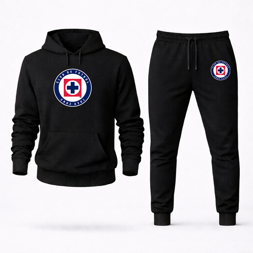 Men's Cruz Azul Football Club Hoodie Joggers Set